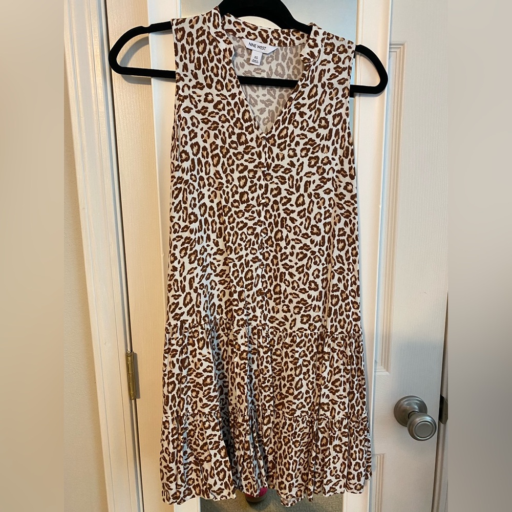 Nine West leopard print dress